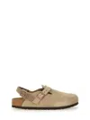 Birkenstock Ciabatta Tokio Taupe Suede Leather In Multi
