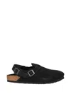 Birkenstock Tokio Buckle Detailed Slip-on Slippers In Black
