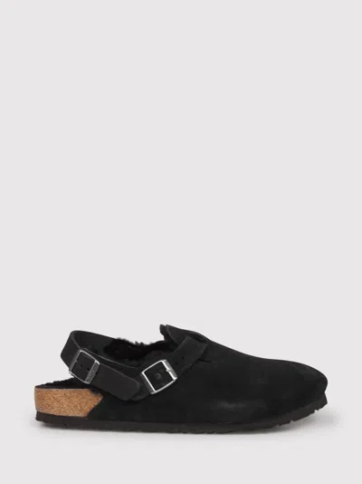 Birkenstock Tokio Shearling Slipper Slippers Black