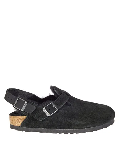 BIRKENSTOCK BIRKENSTOCK TOKIO SHERLING  SUEDE LEATHER