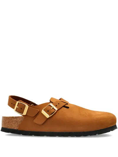Birkenstock Tokio Mink Nubuck Clog In Brown