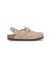 Birkenstock Nubuk Leather Tokio Clog Shoes