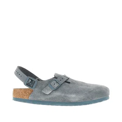 Birkenstock 'tokio' Suede Leather Sandals In Blue