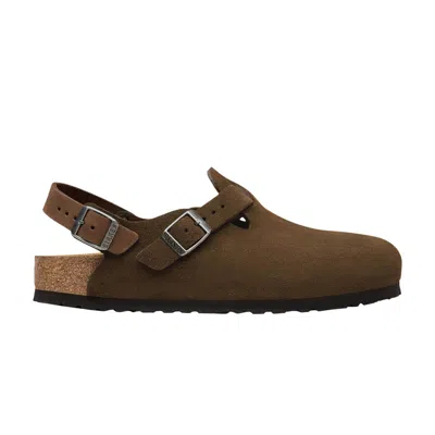Pre-owned Birkenstock Tokio Suede Sandal 'carafe' | Brown | Men's Size 43