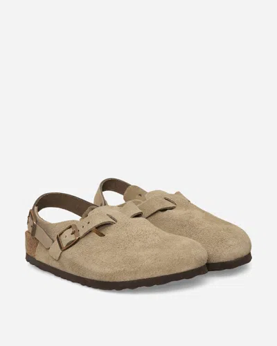 Birkenstock Tokio Suede Sandals Taupe
