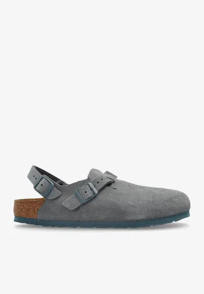 BIRKENSTOCK TOKIO SUEDE SLINGBACK CLOGS