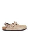 Birkenstock Taupe Regular Tokio Ii Loafers In Taupe