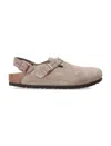 Birkenstock Tokio Unisex Suede Sabot In Multi