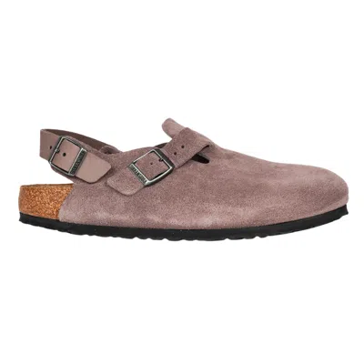 BIRKENSTOCK TOKYO FADED PURPLE SUEDE SANDAL
