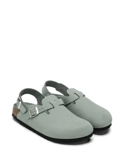 Birkenstock Tokio Pure Sage Clog In Green