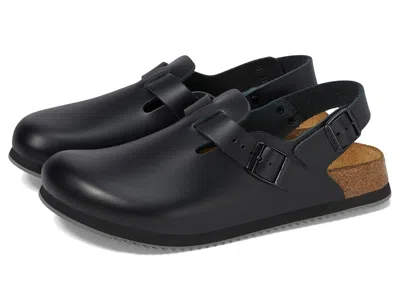 Birkenstock Tokyo Super Grip Shoes Black Leather: Eu 40 (us Men's 7-7.5 - Women's 9-9.5) Narrow