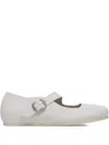 Birkenstock Tracy Buckled Ballet Flats In White