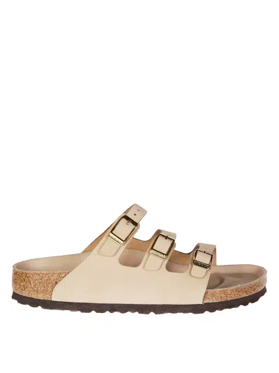 Birkenstock Triple Buckle Slide Sandals For Women In Black
