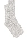 Birkenstock Twist Chunky-knit Socks In Grey