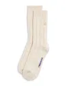 Birkenstock Cotton Twist Crew Socks In Beige