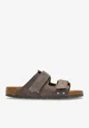 Birkenstock Uji Slides In Brown