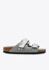 Birkenstock Uji Double Velcro-straps Sandals In Gray