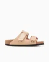 BIRKENSTOCK BIRKENSTOCK UJI NEW BEIGE, NUBUCK LEATHER/HIGH SHINE LEATHER SHOES