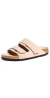 Birkenstock Uji Nubuck Shine Sandals In New Beige