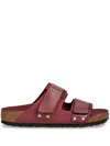 Birkenstock Uji High Shine Sandals Berry Crush In Red