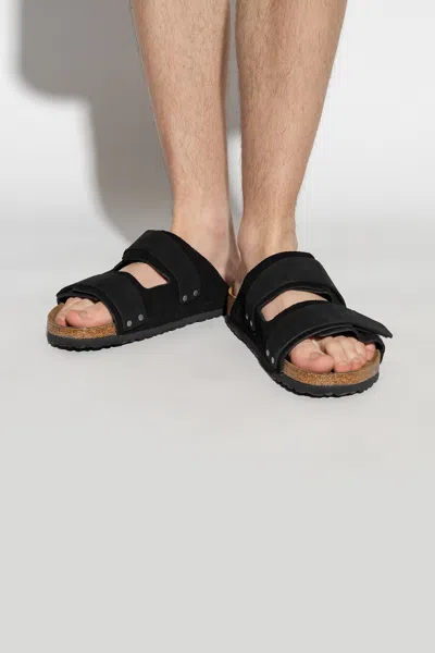 Birkenstock ‘uji' Slides In Black