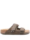 Birkenstock Uji Slides In Grey