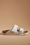 Birkenstock Uji Suede Sandals In White