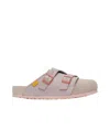 Birkenstock Union Bimshire Clogs In Nude
