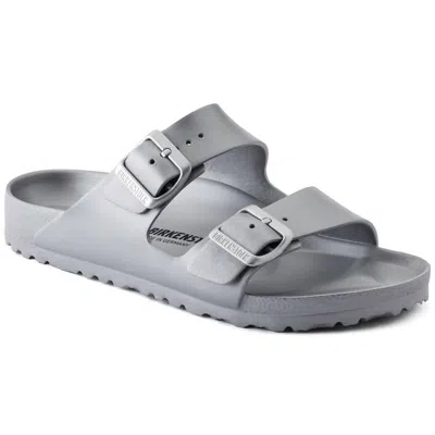 Birkenstock Unisex Arizona Eva Sandals In Silver
