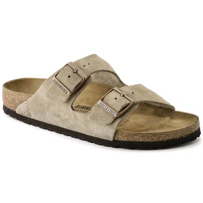 Birkenstock Unisex Arizona Hard Footbed Sandal In Taupe In Gray