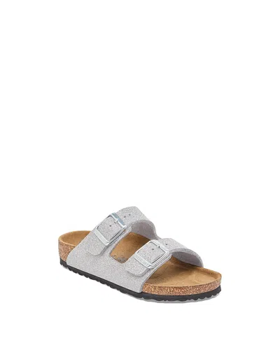 Birkenstock Unisex Arizona Kid Glitter Sandals - Toddler, Little Kid In Gray
