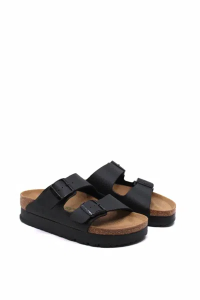Birkenstock Unisex - Arizona Platform Sandal In Black