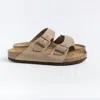 Birkenstock Arizona Bf In Nubuck Color Taupe In Brown