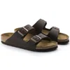 Birkenstock Unisex Arizona Sandal In Habana Leather In Multi