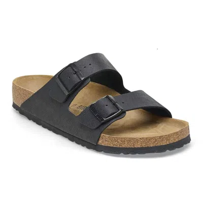 Birkenstock Unisex Arizona Sandals In Saffiano Black