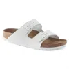 Birkenstock Unisex Arizona Soft Footbed Sandals In White In White