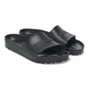Birkenstock Barbados Logo-embossed Eva Slides In Black