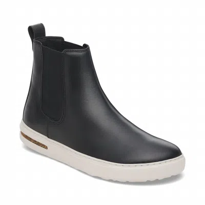 Birkenstock Unisex Bend Chelsea Smooth Leather Boots In Black