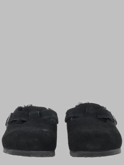 Birkenstock Unisex -style Cork Footbed Sandals In Black
