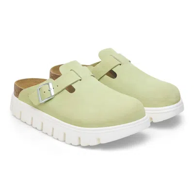 Birkenstock Unisex Boston Chunky Clog - Narrow In Faded Lime