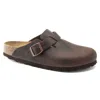 Birkenstock Brown Regular Boston Slip-on Loafers In Multi