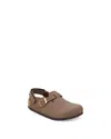 Birkenstock Round-headed Flat Sandals In Brown