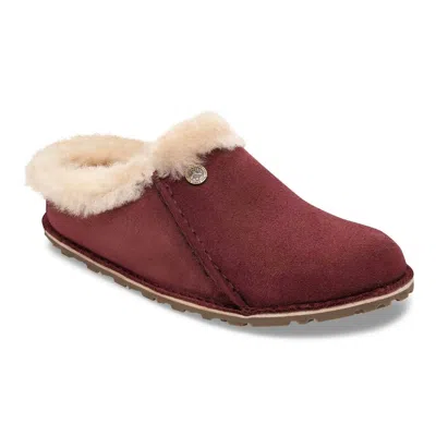 Birkenstock Unisex Zermatt Slippers In Zinfandel In Burgundy