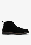 Birkenstock Uppsala Mid Suede Boots In Black