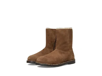 Birkenstock Uppsala Shearling Zippered Women's Boots Dark Tea: Eu 39 (us Women's 8-8.5) Regular In Brown