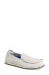 Birkenstock Utti Moc Toe Loafer In Antique White