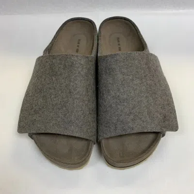 Pre-owned Birkenstock W/ Box 1774 Fear Of God Los Feliz Felt Ash Melange N Select Size