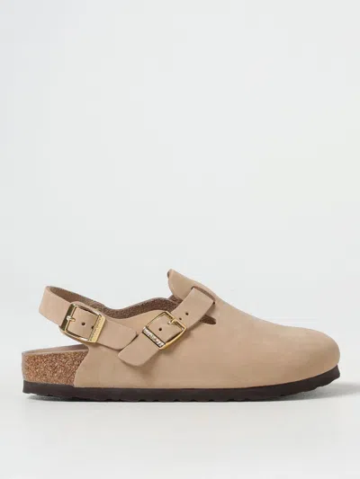 BIRKENSTOCK FLAT SHOES BIRKENSTOCK WOMAN COLOR BEIGE,G96821022