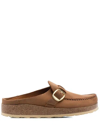 Birkenstock Buckley 30mm Mules In Brown
