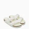 Shop Birkenstock White Arizona Birko-flor Slide